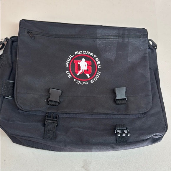 Paul McCartney Black Messenger Bag
